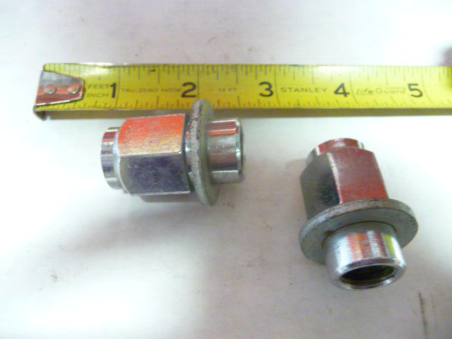American Racing early original pressed on washer lug nuts for Left Hand
