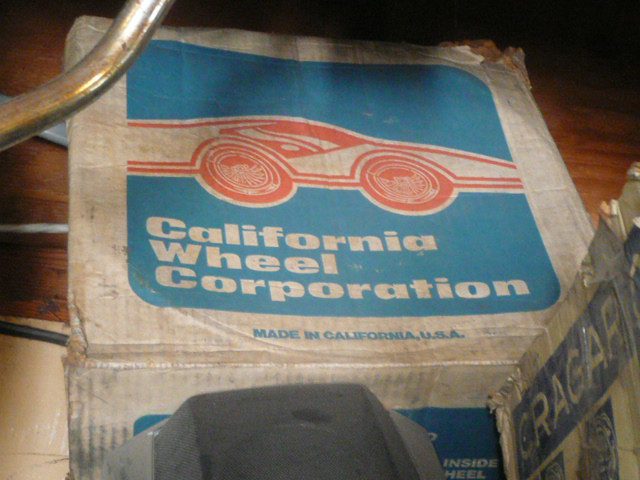 Calif California wheel company wheel box