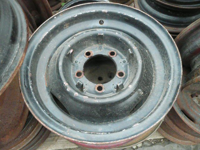 Dodge truck original vintage stock steel wheel rim